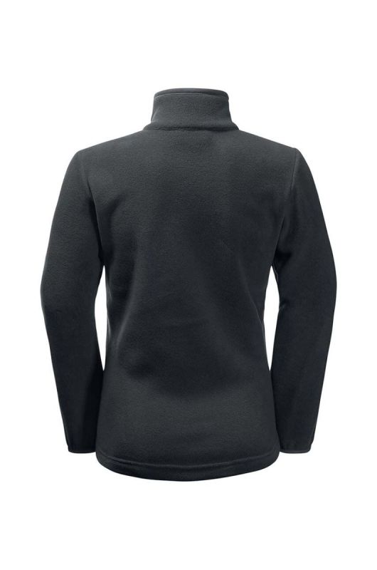 Дитяча кофта Jack Wolfskin TAUNUS JACKET K колір чорний однотонна (3120077) фото 2