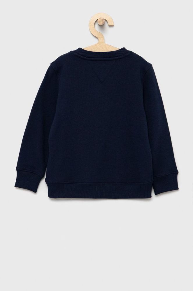 Дитяча бавовняна кофта Tommy Hilfiger колір синій з аплікацією (1657162) фото 2