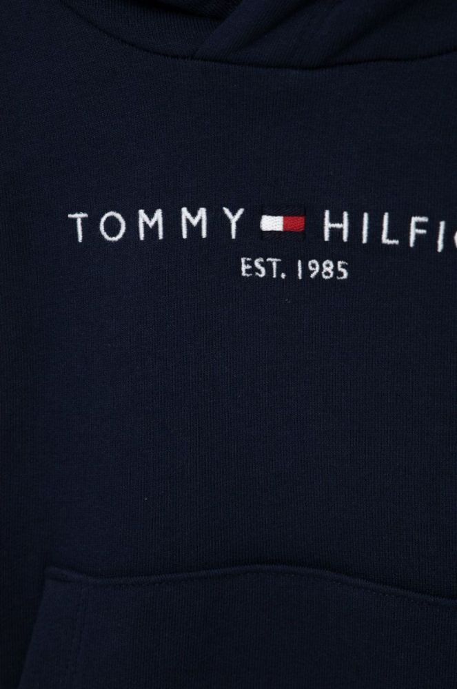 Дитяча бавовняна кофта Tommy Hilfiger колір синій з аплікацією (1655616) фото 3