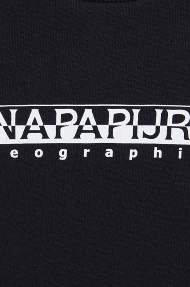 Дитяча кофта Napapijri Bluza Napapijri K B-Box C NA4FUJ 041 колір чорний візерунок фото 3