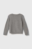 Дитячий бавовняний светр United Colors of Benetton колір сірий легкий (3412938)