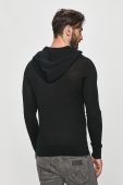 AllSaints Кофта Mode Merino Zip Hood колір чорний