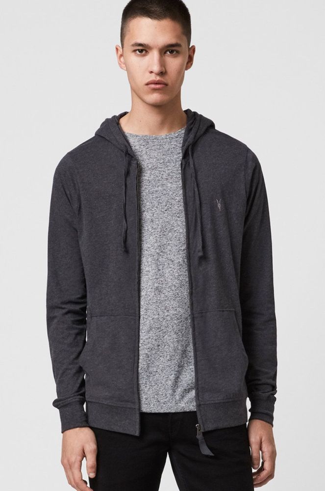 AllSaints - Кофта Brace Hoody колір сірий (905903)