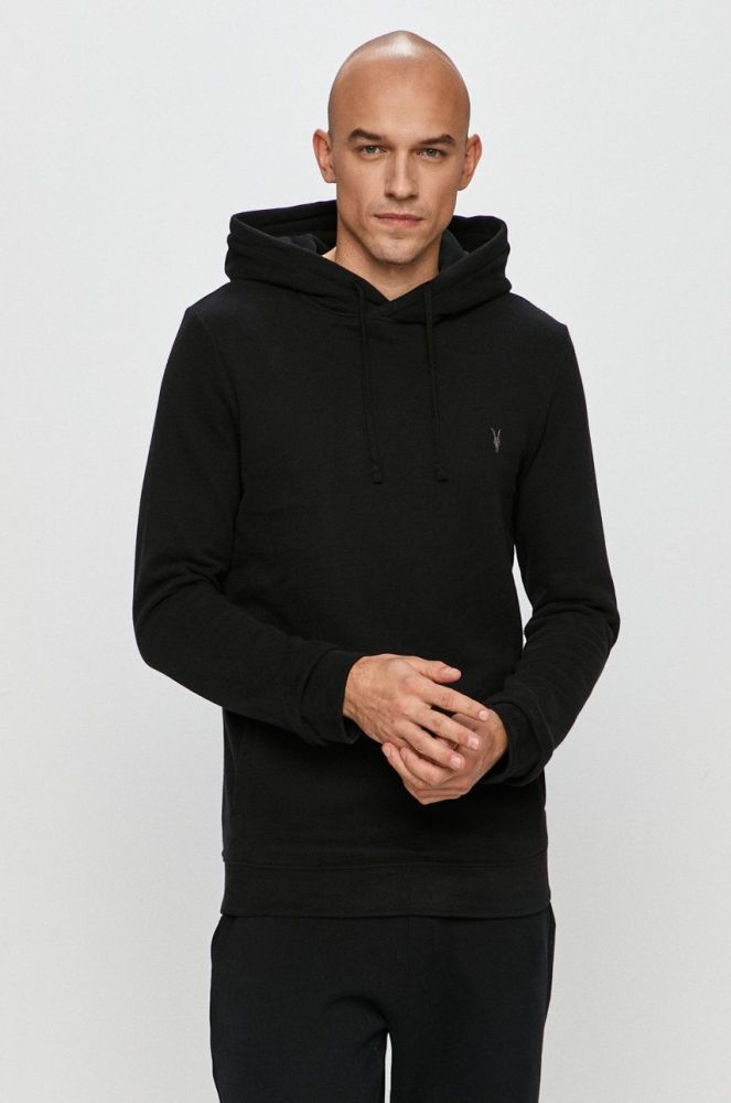 AllSaints - Кофта Raven OTH Hoody колір чорний (854290)