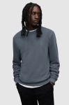 Кофта AllSaints RAVEN CREW чоловіча  однотонна колір блакитний