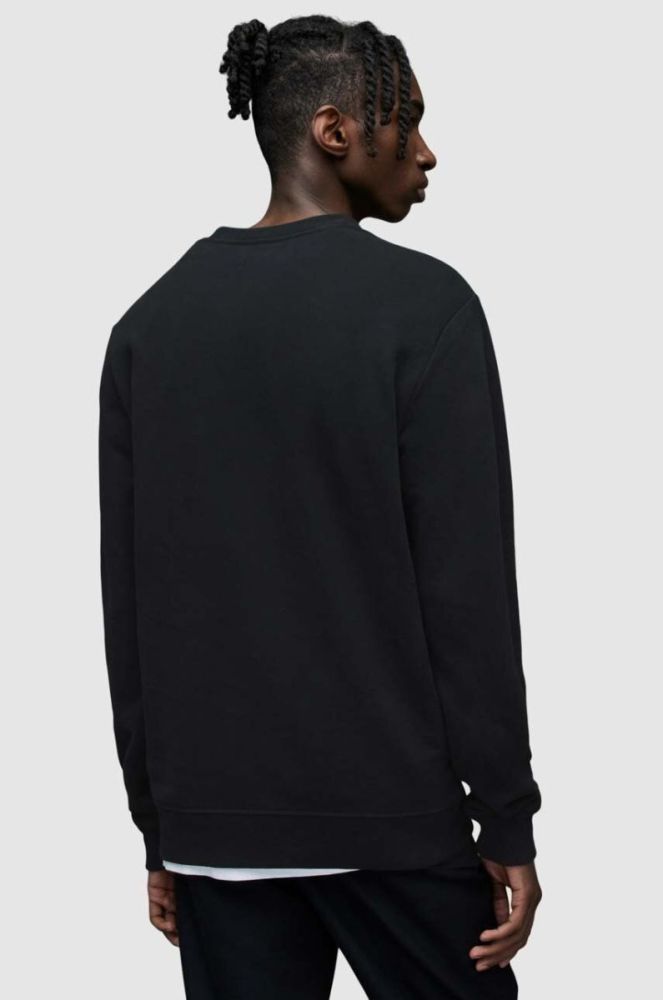 AllSaints - Кофта Raven Crew колір чорний фото 3