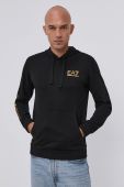 Кофта EA7 Emporio Armani чоловіча колір чорний з принтом (1520792)