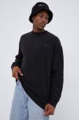 Бавовняна кофта Young Poets Society чоловіча колір чорний гладка