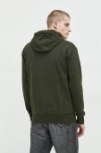 Кофта Solid чоловіча колір зелений з капюшоном однотонна (3042017)