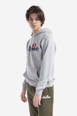 Кофта Ellesse SHK13288 Ferrer чоловіча колір зелений з капюшоном однотонна SHK13288-KHAKI (3518346)