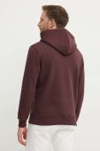 Кофта Alpha Industries чоловіча колір бордовий з капюшоном з принтом 178312.21-maroon