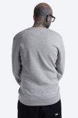 Бавовняна кофта Wood Wood Tye Sweatshirt чоловіча колір сірий з аплікацією 10135606.2424-GREYMEL