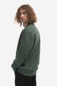 Бавовняна кофта Wood Wood Tye AA Patches Sweatshirt чоловіча колір зелений з аплікацією 10235602.2424-FORESTG