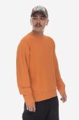Бавовняна кофта Wood Wood чоловіча колір помаранчевий однотонна 12315602.2474-ABRICOTORA
