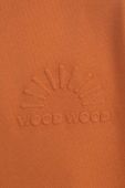 Бавовняна кофта Wood Wood чоловіча колір помаранчевий однотонна 12315602.2474-ABRICOTORA