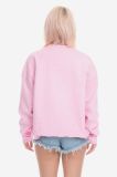 Бавовняна кофта Guess Guess Classic Logo Crewneck M2BQ01KBB40 чоловіча колір рожевий однотонна M2BQ01.KBB40-A400