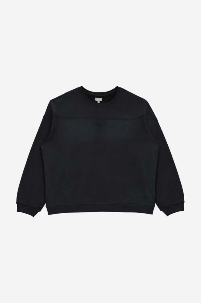 Бавовняна кофта Guess Guess Classic Logo Crewneck M2BQ01KBB40 чоловіча колір чорний однотонна M2BQ01.KBB40-A400 фото 8