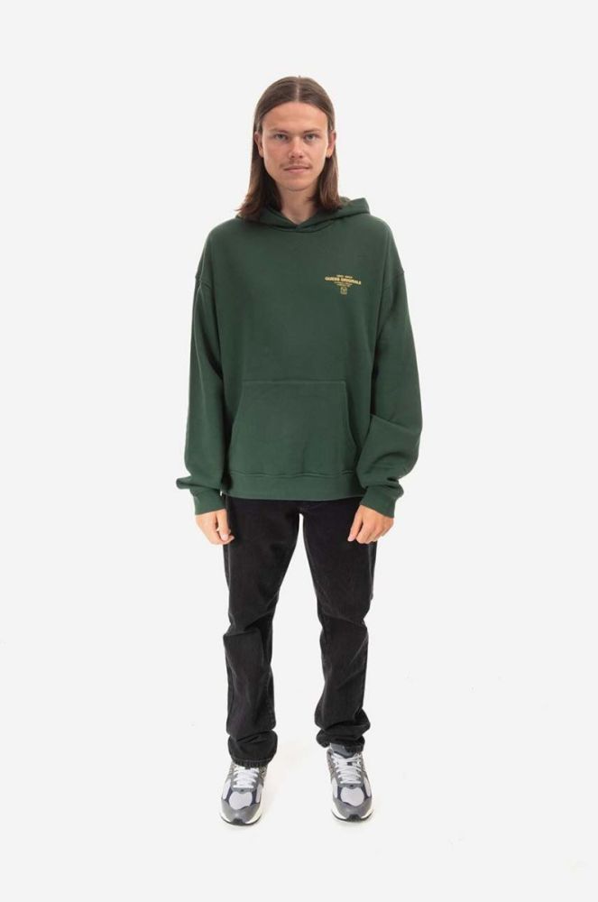 Кофта Guess Originals Go Harper Ls Hoodie колір зелений з капюшоном з принтом M2BQ05.K9YH1-F82E фото 3