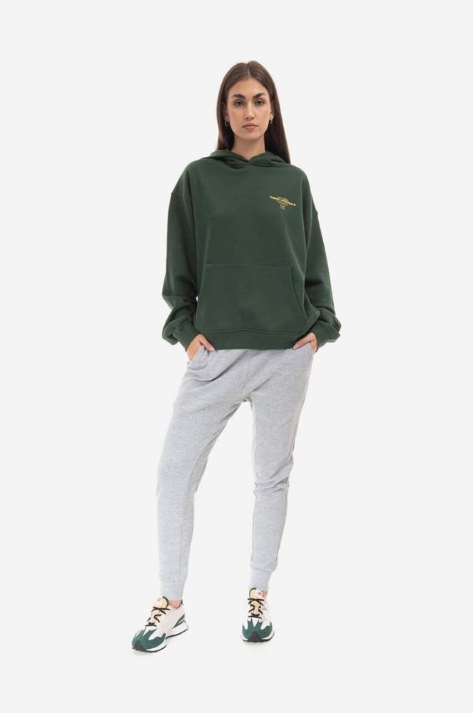 Кофта Guess Originals Go Harper Ls Hoodie колір зелений з капюшоном з принтом M2BQ05.K9YH1-F82E фото 4