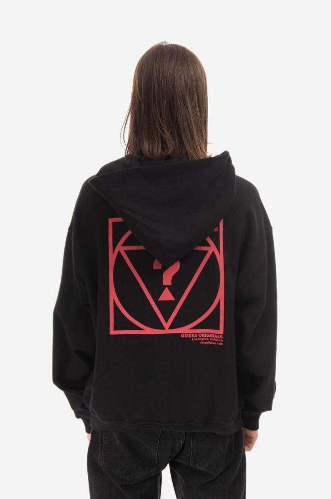 Кофта Guess Originals Go Harper Ls Hoodie колір чорний з капюшоном з принтом M2BQ05.K9YH1-F82E фото 4