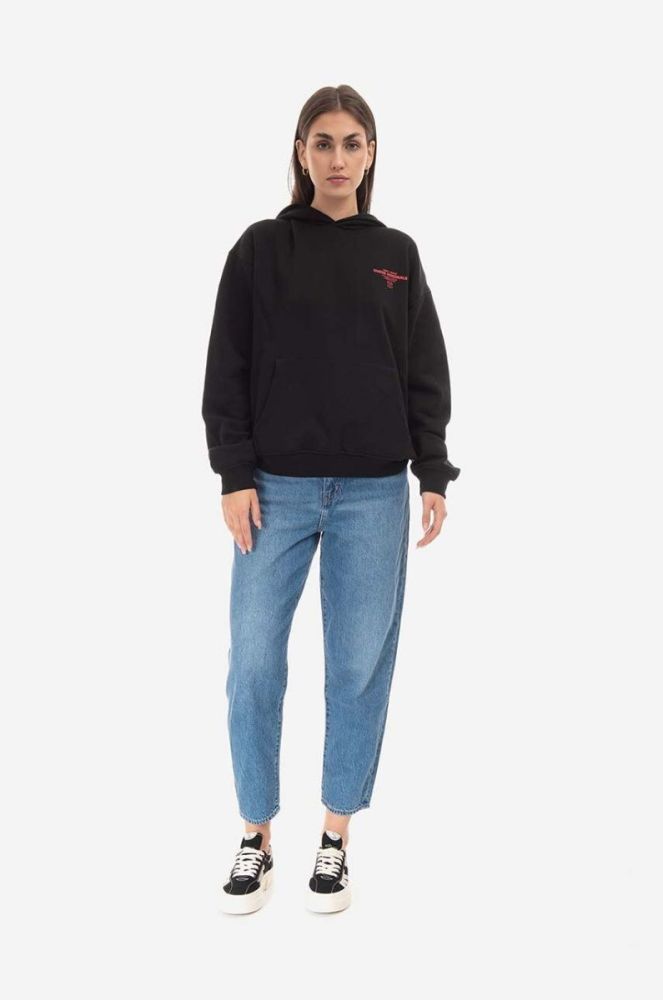 Кофта Guess Originals Go Harper Ls Hoodie колір чорний з капюшоном з принтом M2BQ05.K9YH1-F82E фото 9