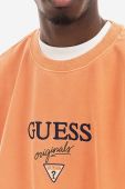 Кофта Guess Originals Go Baker Logo Crewneck колір бежевий з аплікацією M2BQ09.K9YH1-F0J1