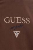 Кофта Guess Originals Go Baker Logo Crewneck колір коричневий з аплікацією M2BQ09.K9YH1-F0J1