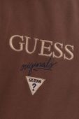 Кофта Guess Originals Go Baker Logo Crewneck колір коричневий з аплікацією M2BQ09.K9YH1-F0J1