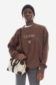 Кофта Guess Originals Go Baker Logo Crewneck колір коричневий з аплікацією M2BQ09.K9YH1-F0J1
