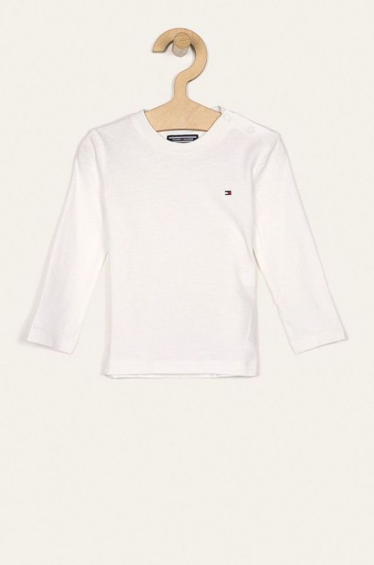 Tommy Hilfiger - Дитячий лонгслів 74-176 cm колір білий (822893)