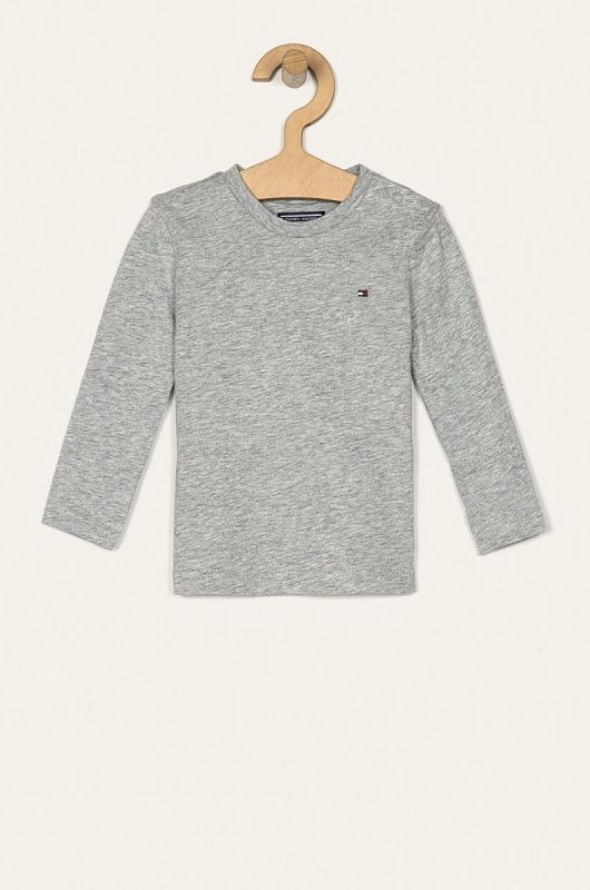 Tommy Hilfiger - Дитячий лонгслів 74-176 cm колір сірий (822865)