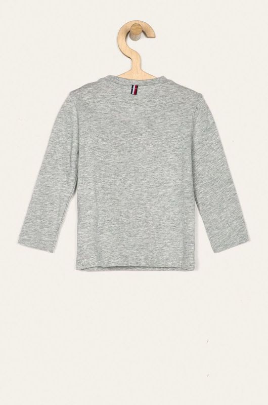 Tommy Hilfiger - Дитячий лонгслів 74-176 cm колір сірий (822865) фото 2