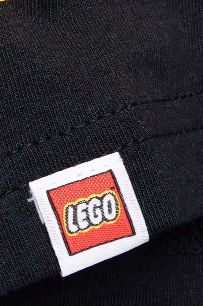 Дитячий лонгслів Lego колір чорний з принтом T-Shirt LS 12010651 995 фото 6