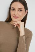 Лонгслів Only жіночий колір коричневий (2611435)