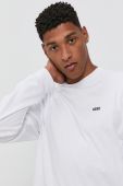 Лонгслів Vans чоловічий колір білий гладкий VN0A49LCYB21-WHT/BLK