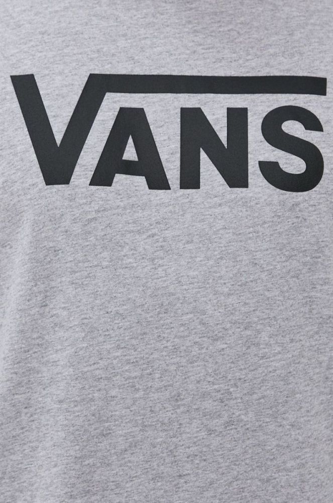 Лонгслів Vans чоловічий колір сірий з принтом (1633384) фото 5