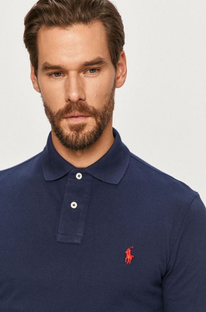 Polo Ralph Lauren - Лонгслів колір темно-синій (619014) фото 4