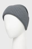 Шапка Pieces з тонкого трикотажу колір блакитний