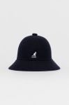 Вовняний капелюх Kangol колір синій вовна Вовняний капелюх Kangol колір синій вовна
