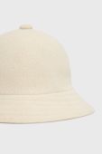 Вовняний капелюх Kangol колір бежевий вовна K3451.WH103-WH103