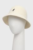 Вовняний капелюх Kangol колір бежевий вовна K3451.WH103-WH103