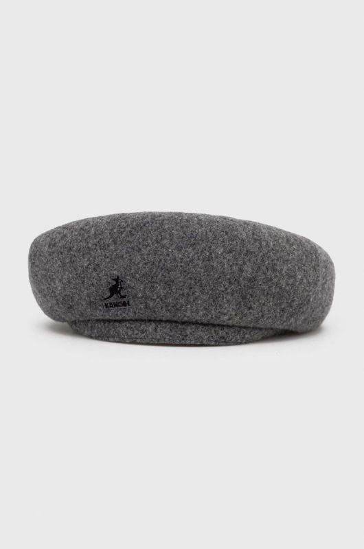 Вовняний кашкет Kangol колір сірий