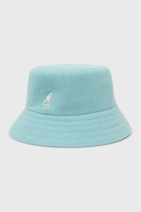 Вовняний капелюх Kangol вовна K3191ST.BT434-BT434 колір блакитний
