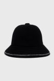 Вовняний капелюх Kangol колір чорний вовна K3181ST.BO013-BO013