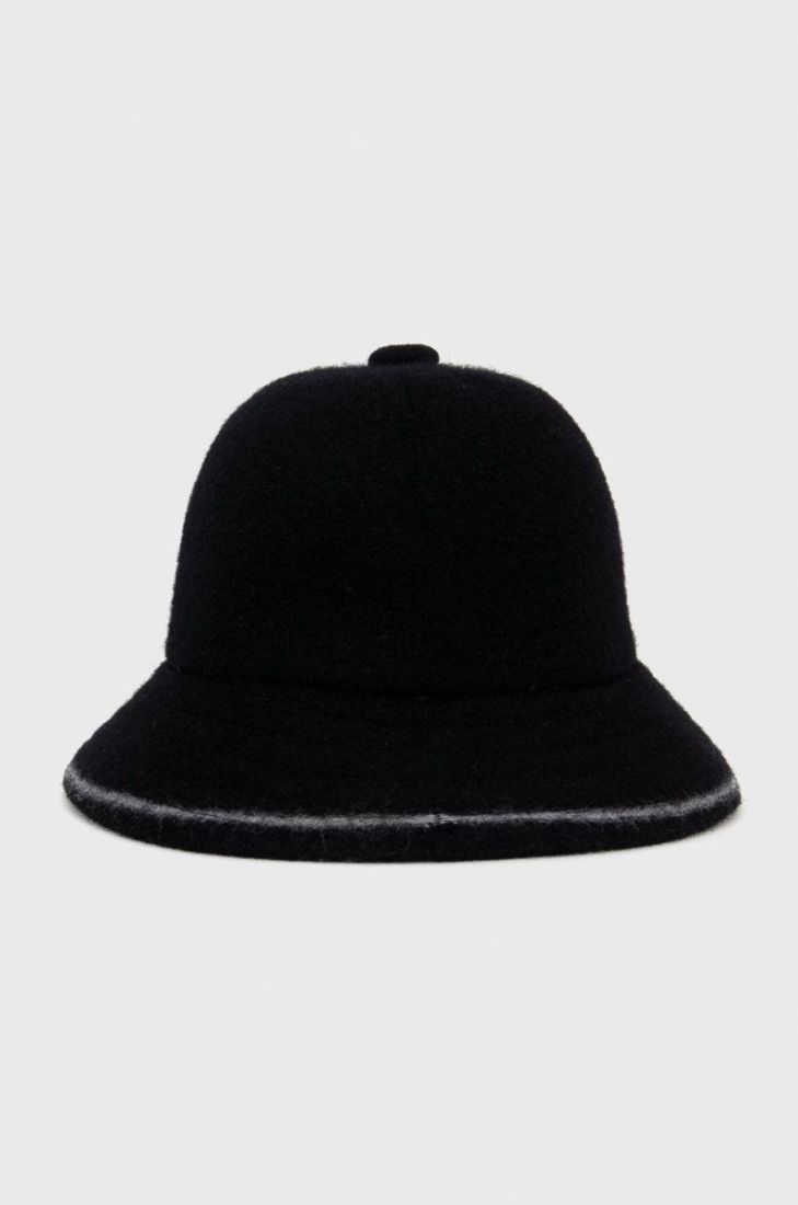 Вовняний капелюх Kangol колір чорний вовна K3181ST.BO013-BO013