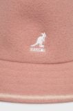 Вовняний капелюх Kangol колір рожевий вовна K3181ST.DR669-DR669