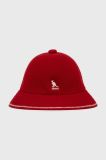 Вовняний капелюх Kangol колір червоний вовна