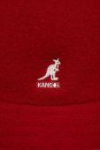 Вовняний капелюх Kangol колір червоний вовна