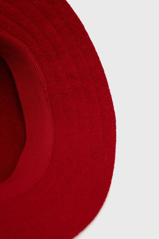 Вовняний капелюх Kangol колір червоний вовна фото 4