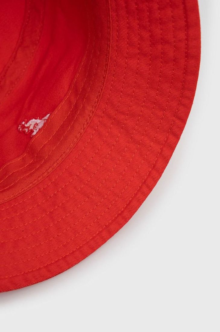 Бавовняний капелюх Kangol колір червоний з бавовни K4224HT.CG637-CG637